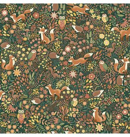 Makower UK Hello Autumn - Wild Wood Green