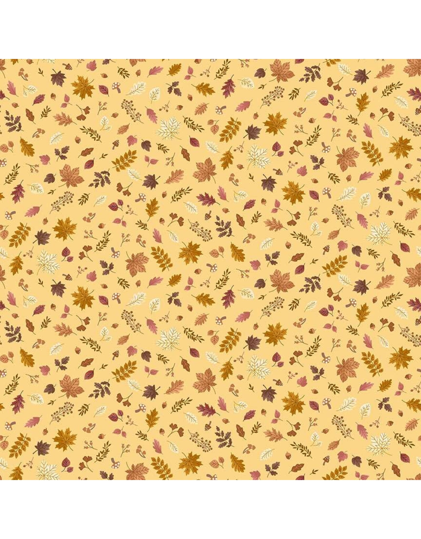 Makower UK Makower UK - Hello Autumn - Foliage Cascade Yellow - 097-Y