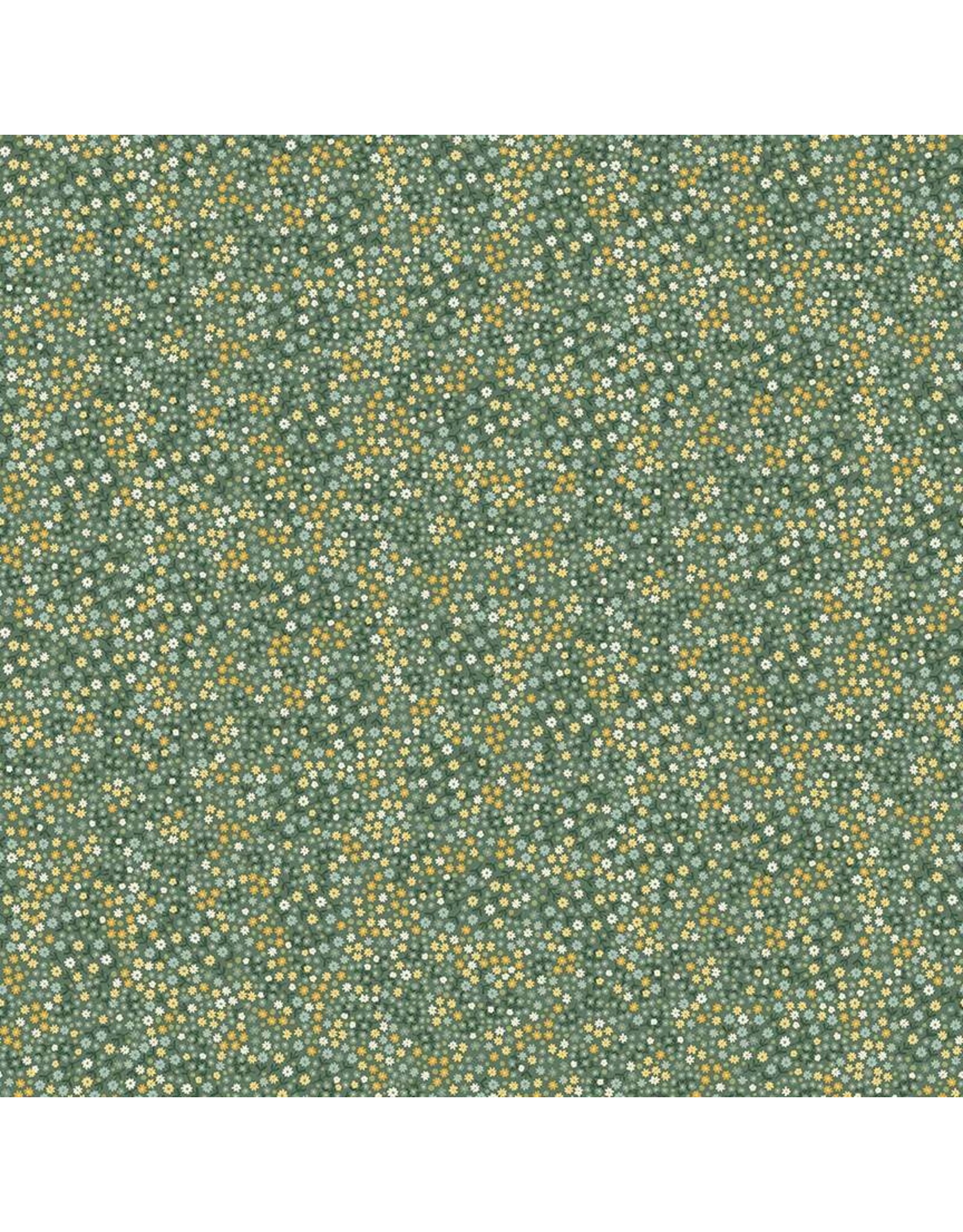 Makower UK Makower UK - Hello Autumn - Mini Blooms Teal - 100-T