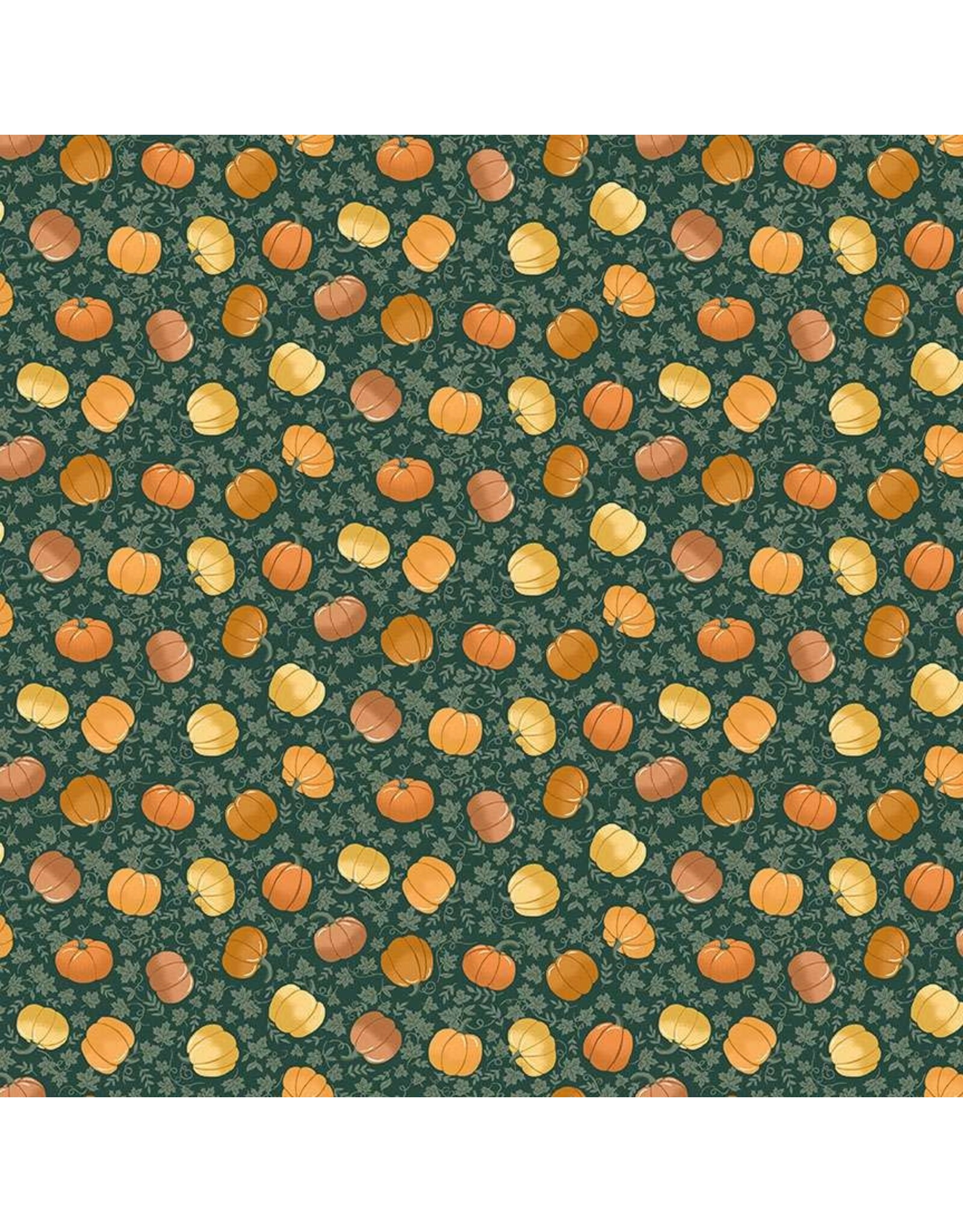 Makower UK Makower UK - Hello Autumn - Pumpkin Spice Green - 101-G