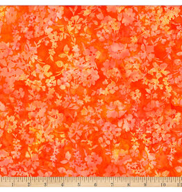 Hoffman Bali Handpaints - Medium Floral Pumpkin