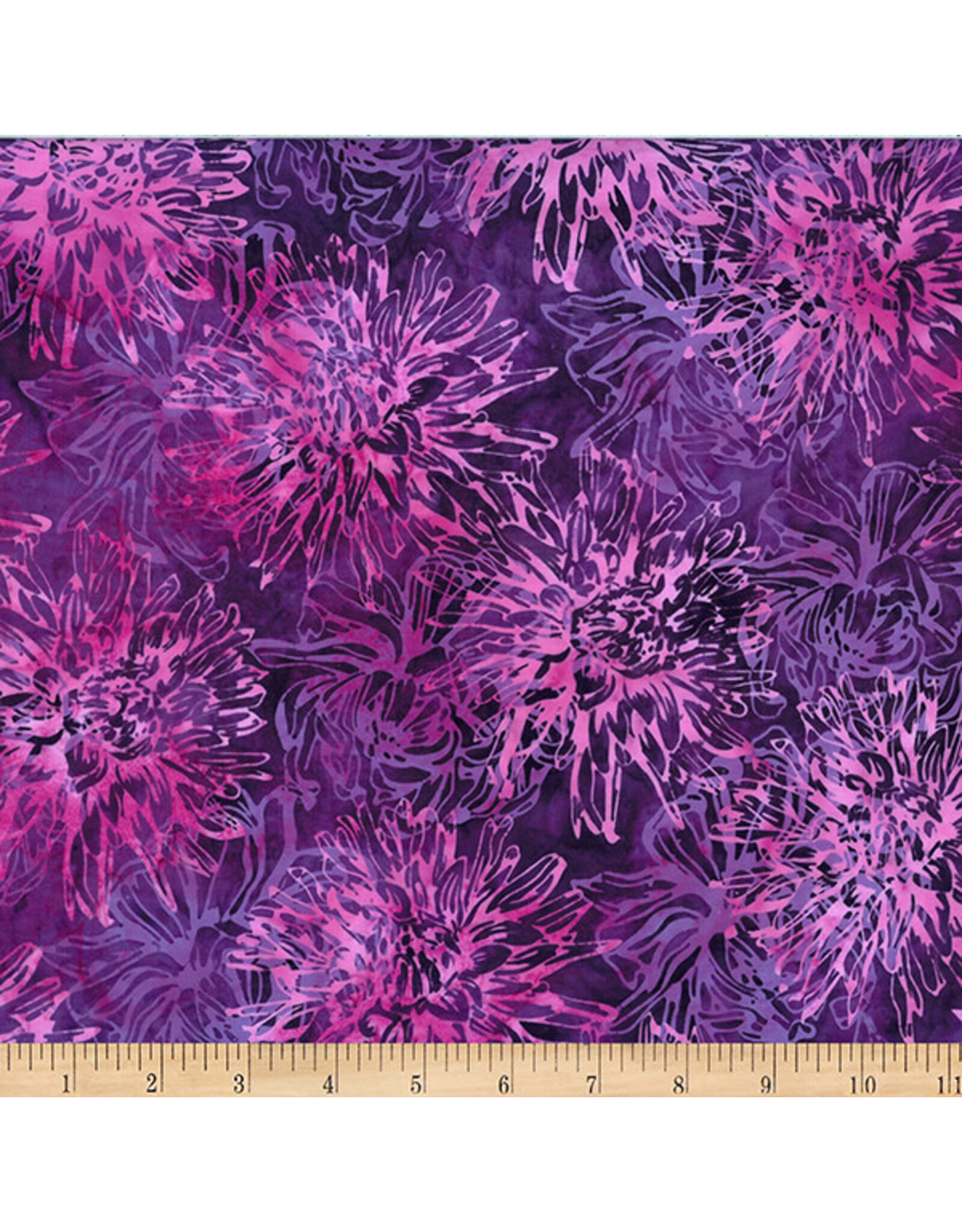 Hoffman Hoffman Fabrics - Bali Handpaints - Mums Purple - W2590-14