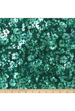 Hoffman Hoffman Fabrics - Bali Handpaints - Medium Floral Mallard - W2592-272