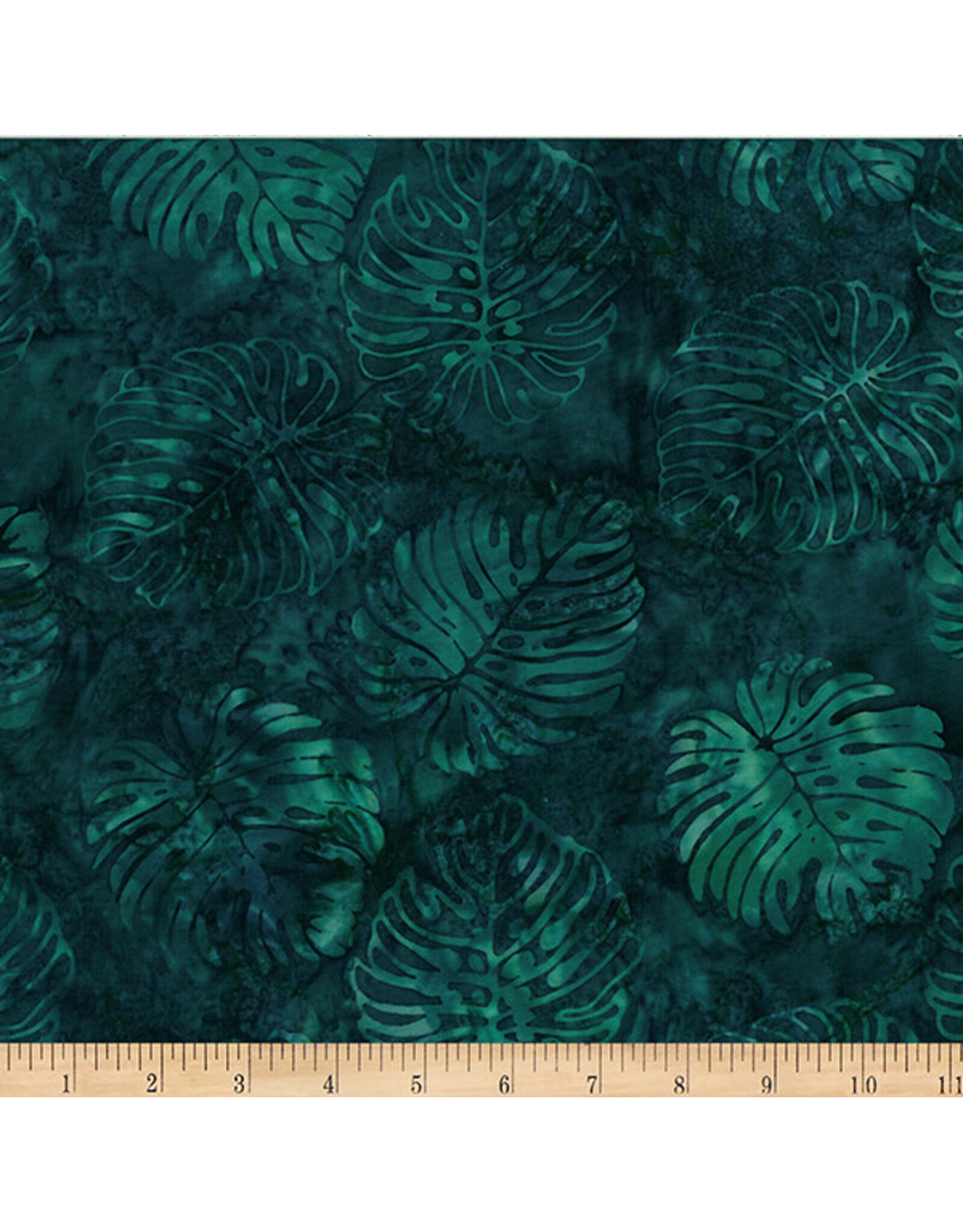 Hoffman Hoffman Fabrics - Bali Handpaints - Monstera Leaf Deep Emerald - W2610-702