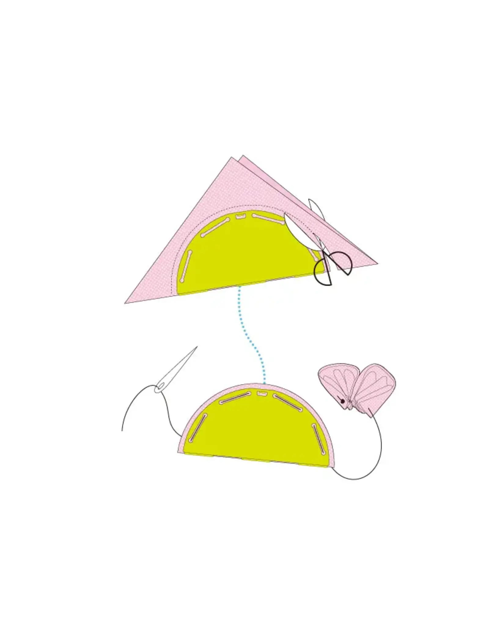 Clover Clover - Kanzashi Flower Maker - Orchid Petal - Large - 8487