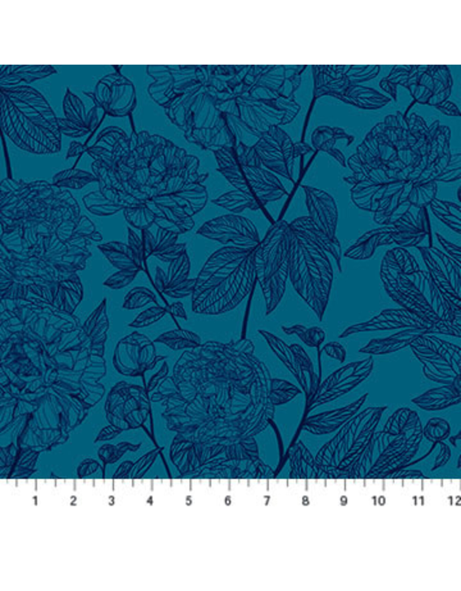Anna Maria Textiles Anna Maria - Indelible - Peony Ocean - AMT1003-47L