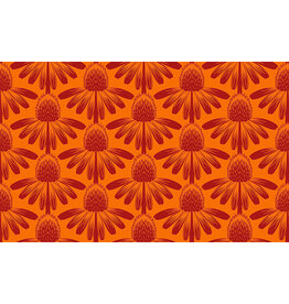 Anna Maria Textiles Indelible - Coneflower Tangerine