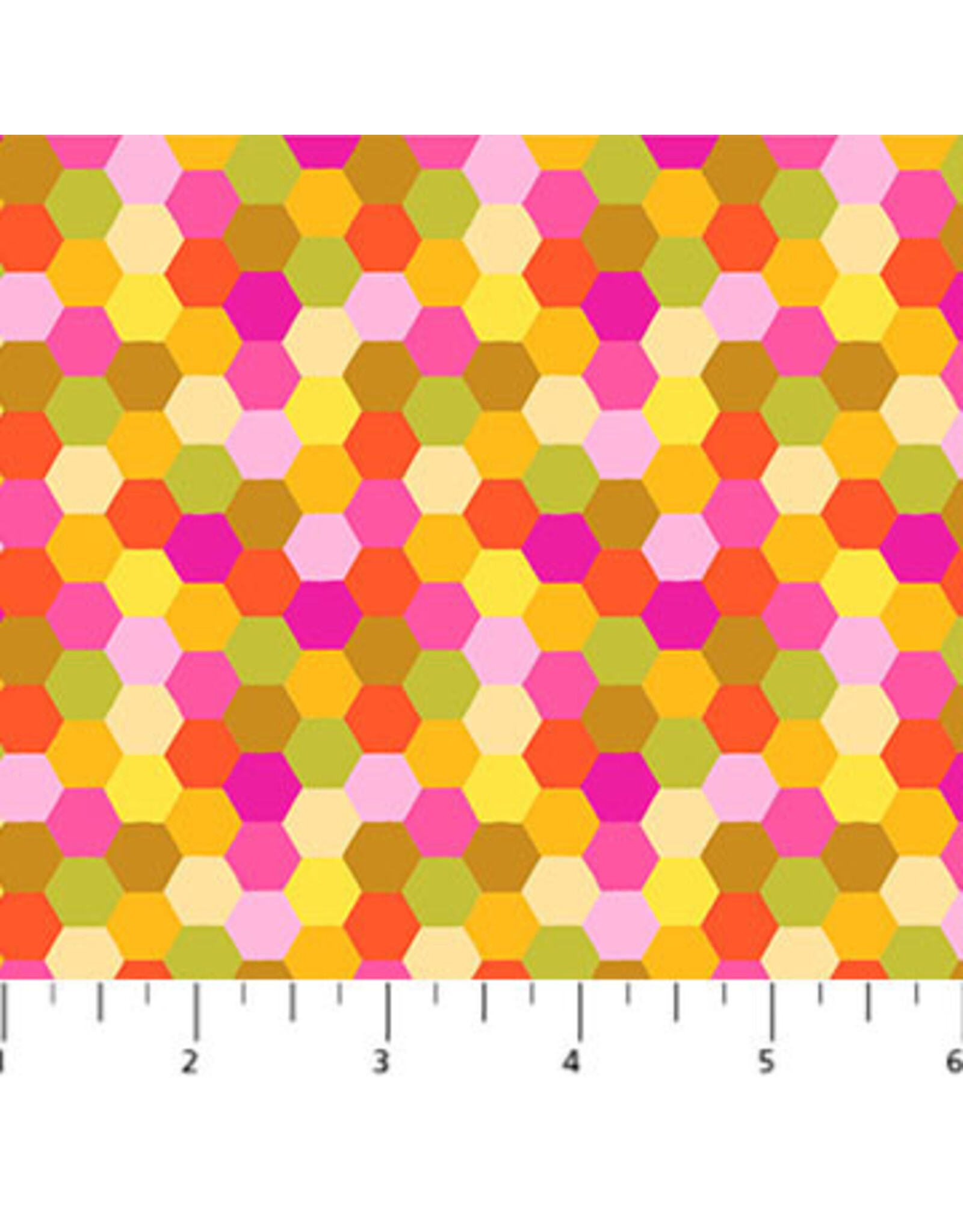 Anna Maria Textiles Anna Maria - Piecework - Hexagons Citrus - AMT111-52C