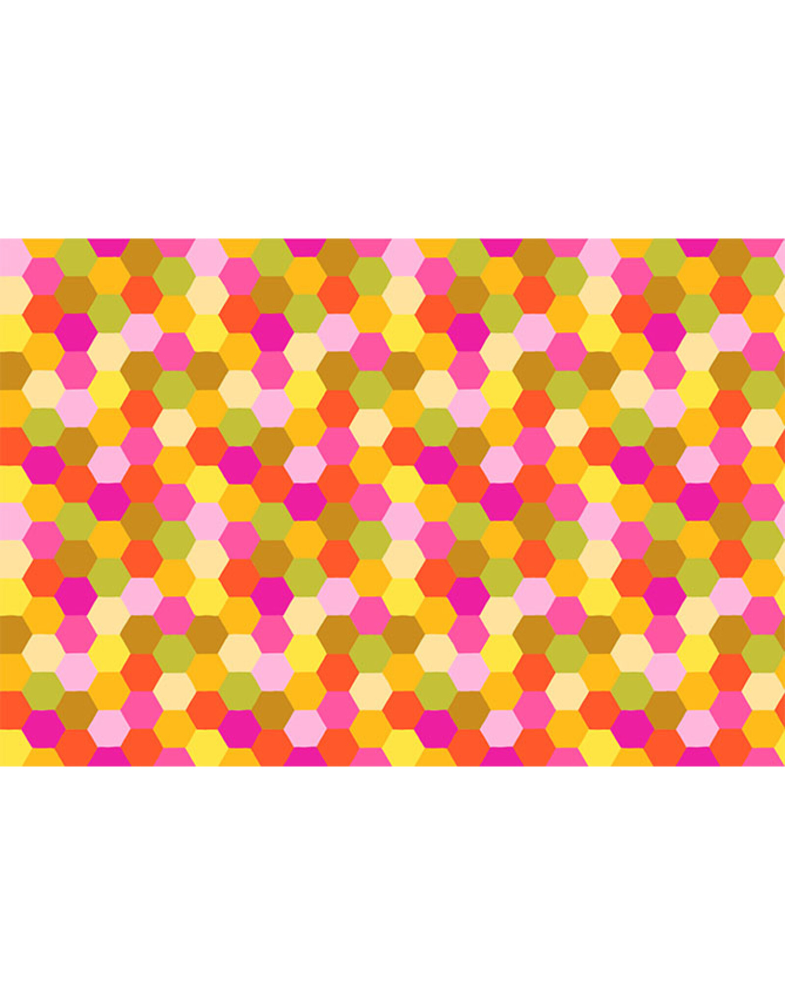 Anna Maria Textiles Anna Maria - Piecework - Hexagons Citrus - AMT111-52C