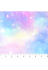 Northcott Deborah Edwards - Sparkle Magic - Multi Texture Pale Blue - G27641-41