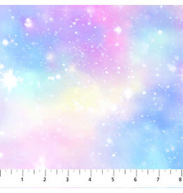 Northcott Sparkle Magic - Multi Texture Pale Blue