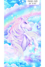 Northcott Deborah Edwards - Sparkle Magic - Unicorn Panel - G27635-43
