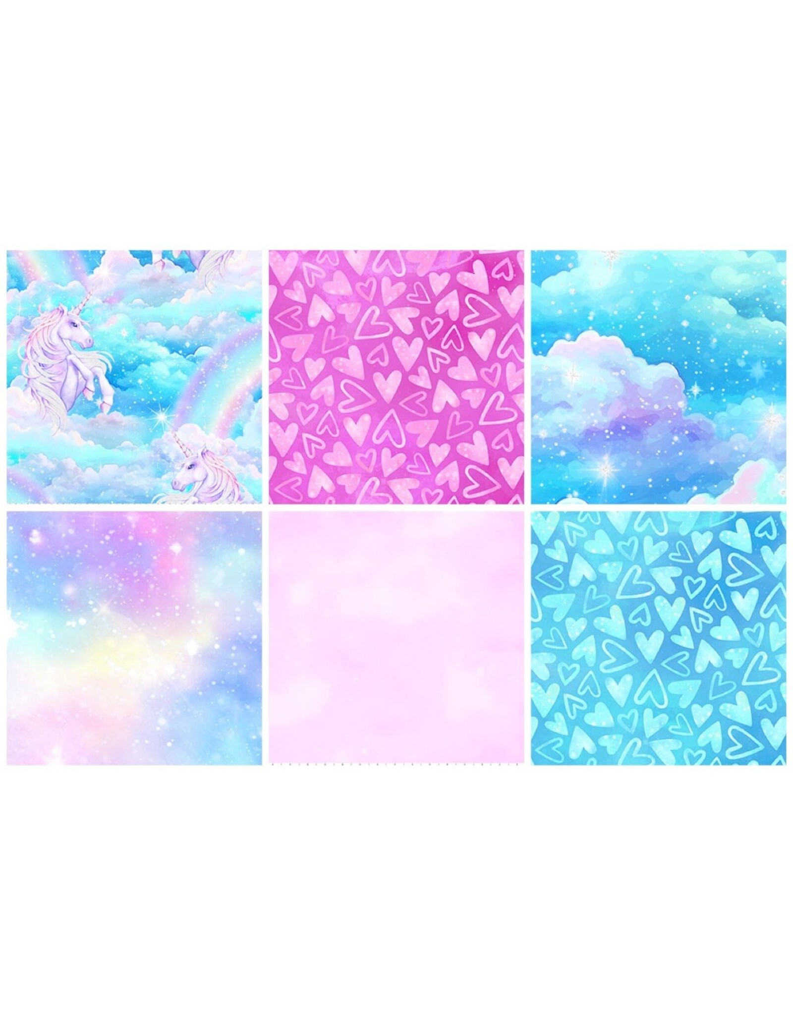 Northcott Deborah Edwards - Sparkle Magic - Fat Quarter Bundle