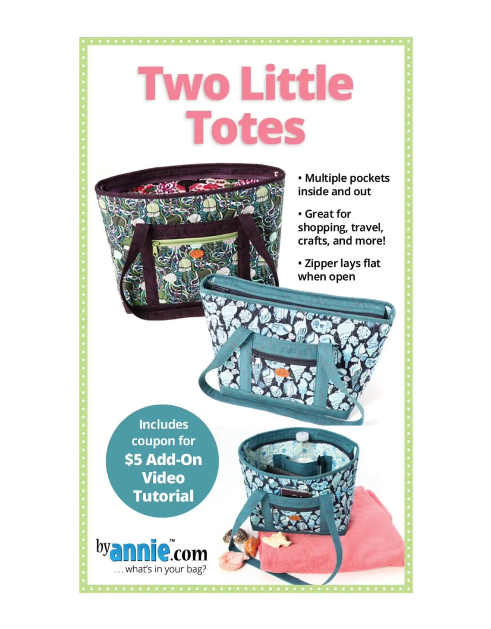 ByAnnie ByAnnie - Two Little Totes - By Annie - PBA314
