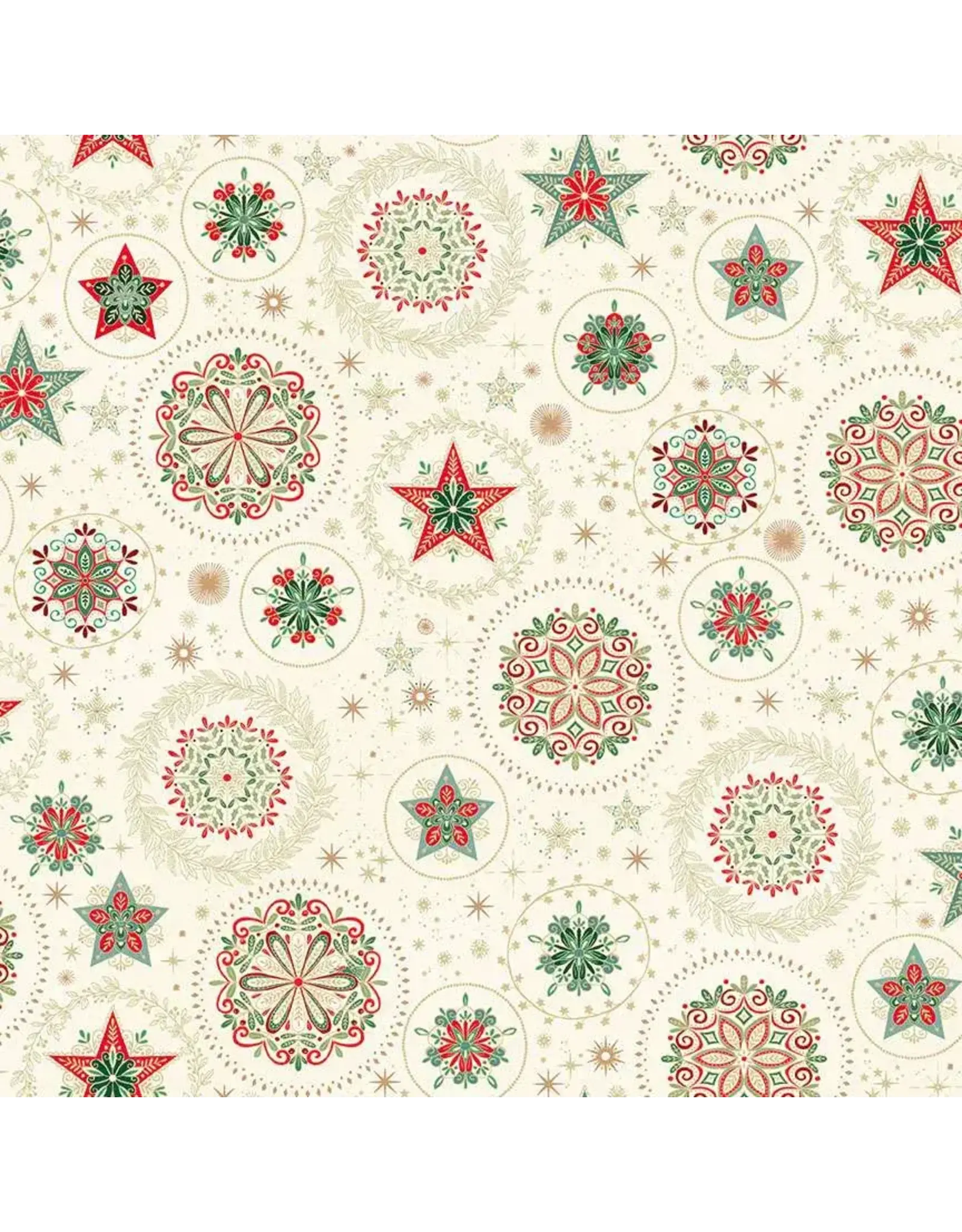 Makower UK Makower UK - Good Tidings - Crystal Cream - 103-Q