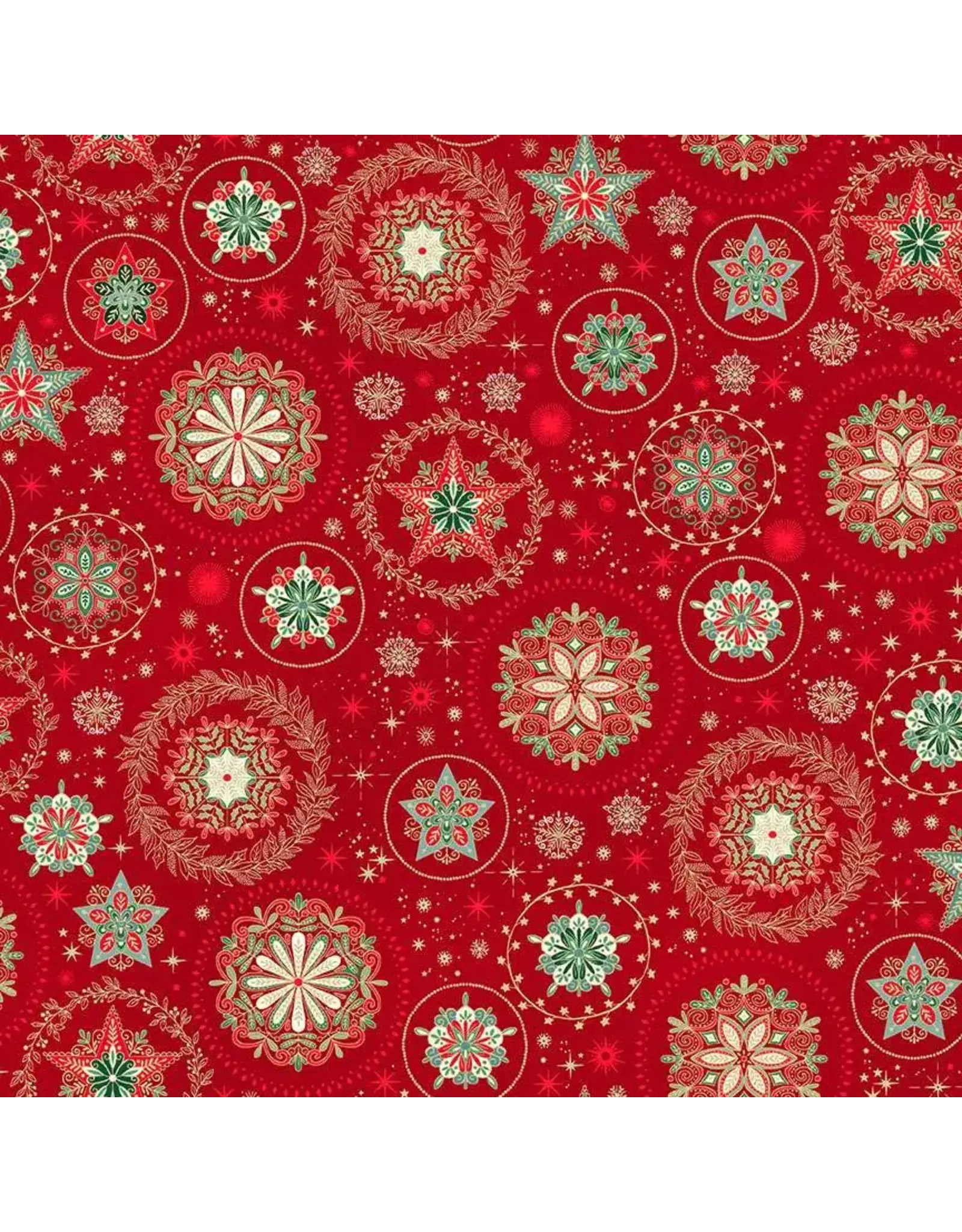 Makower UK Makower UK - Good Tidings - Crystal Red - 103-R