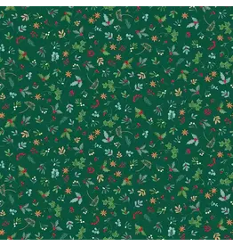 Makower UK Good Tidings - Sprig Green