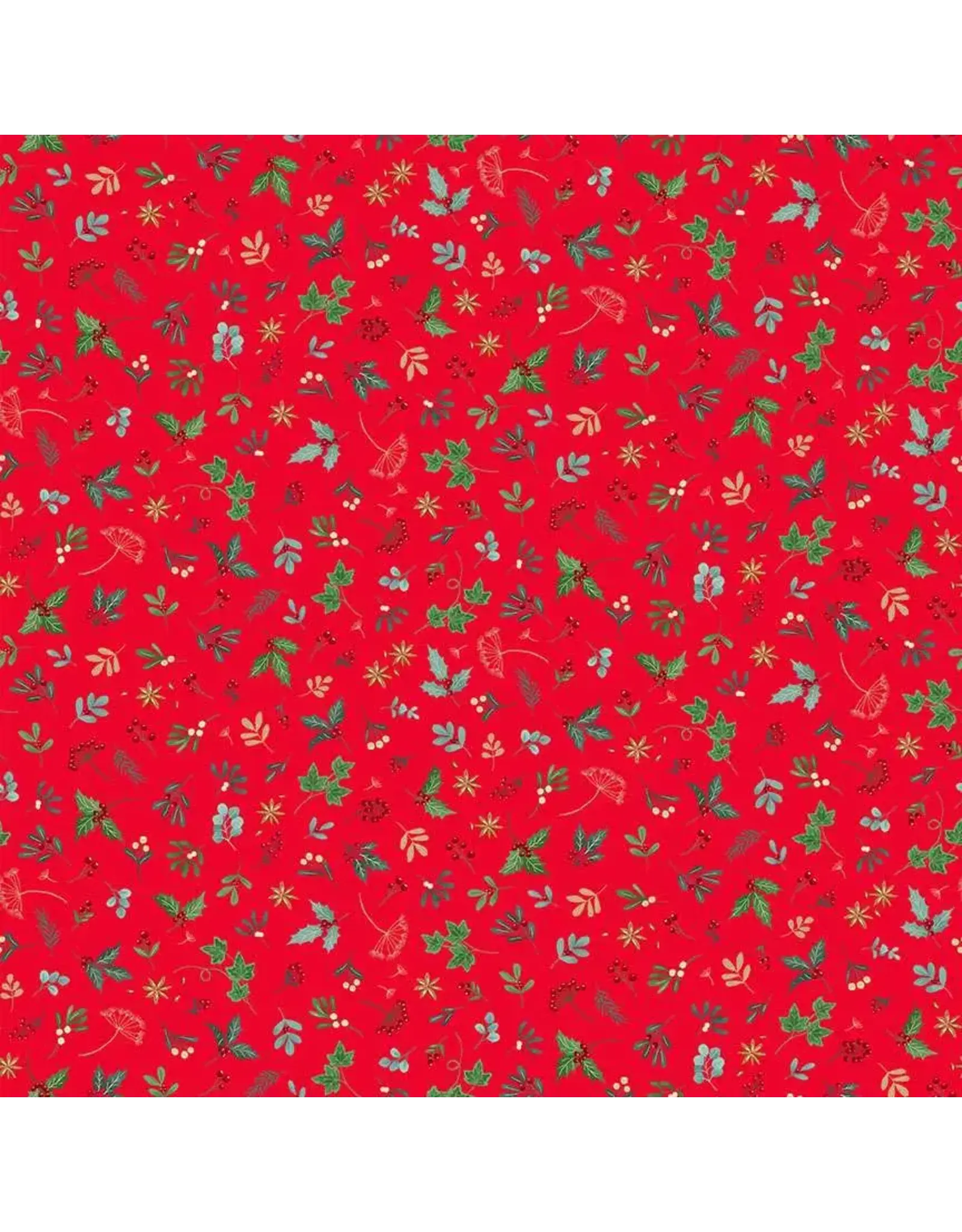 Makower UK Makower UK - Good Tidings - Sprig Red - 105-R