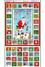 Makower UK Makower UK - Merry Christmas - Santa - Advent Calendar - Panel - 2486-1