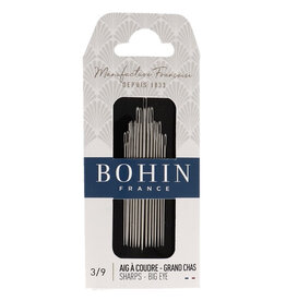 Bohin Sharps Sewing Needles - Nr 3/9 - Big Eye