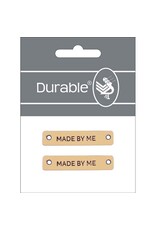 Durable Durable - Leren Label - Made by Me - 2 stuks