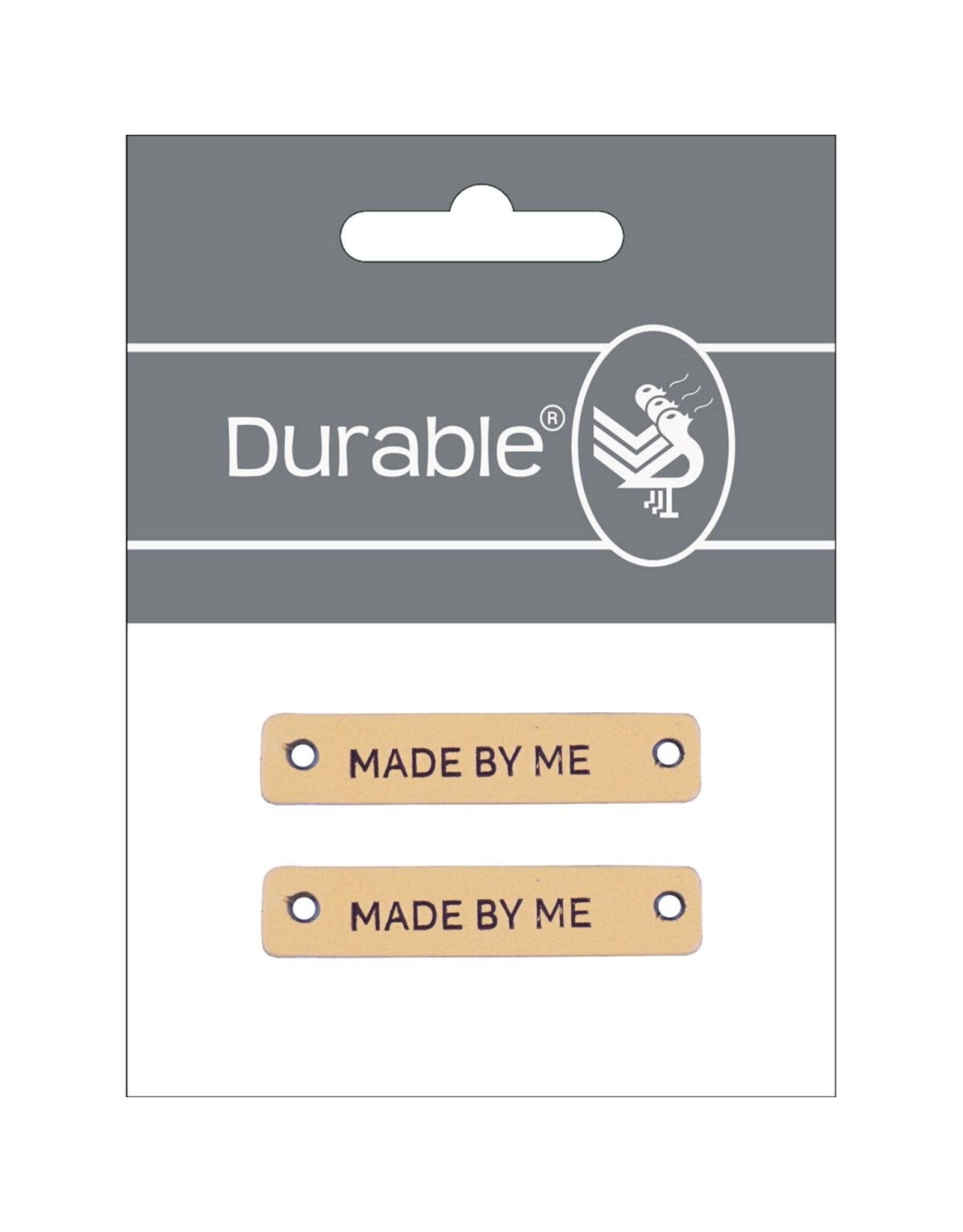 Durable Durable - Leather Label - Made by Me - 2 pcs.