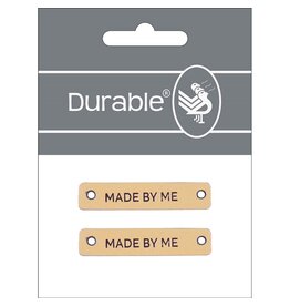 Durable Leren Label - Made by Me