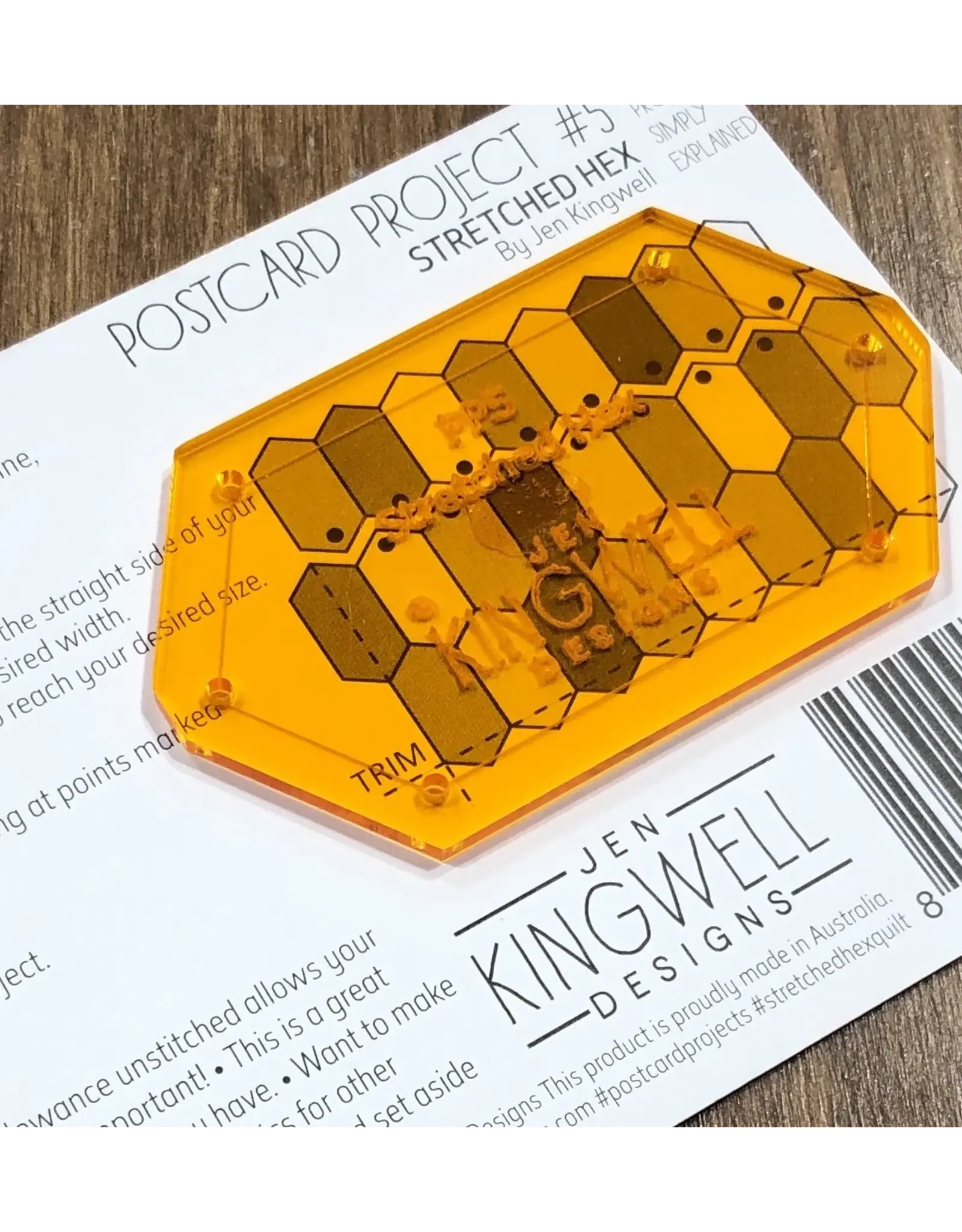 Jen Kingwell Designs Jen Kingwell designs - Postcard Project #5 - Stretched Hex