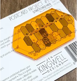 Jen Kingwell Designs Postcard Project #5 - Stretched Hex