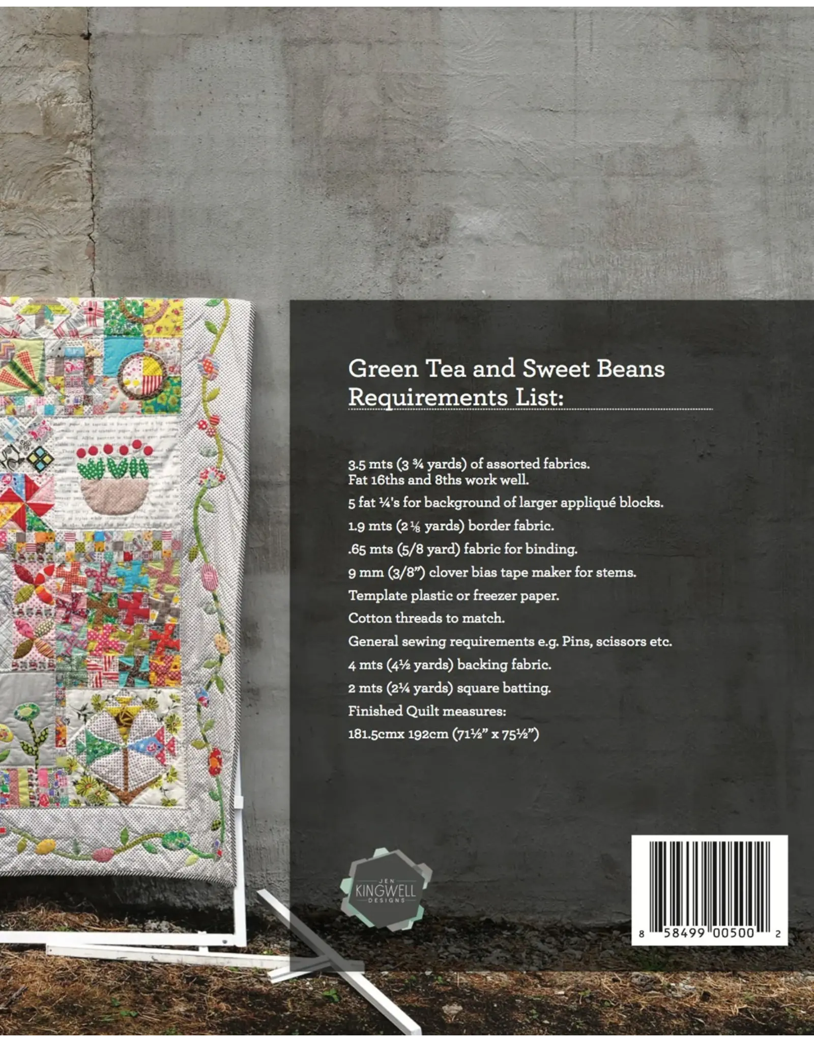 Jen Kingwell Designs Jen Kingwell Designs - Booklet - Green Tea and Sweet Beans