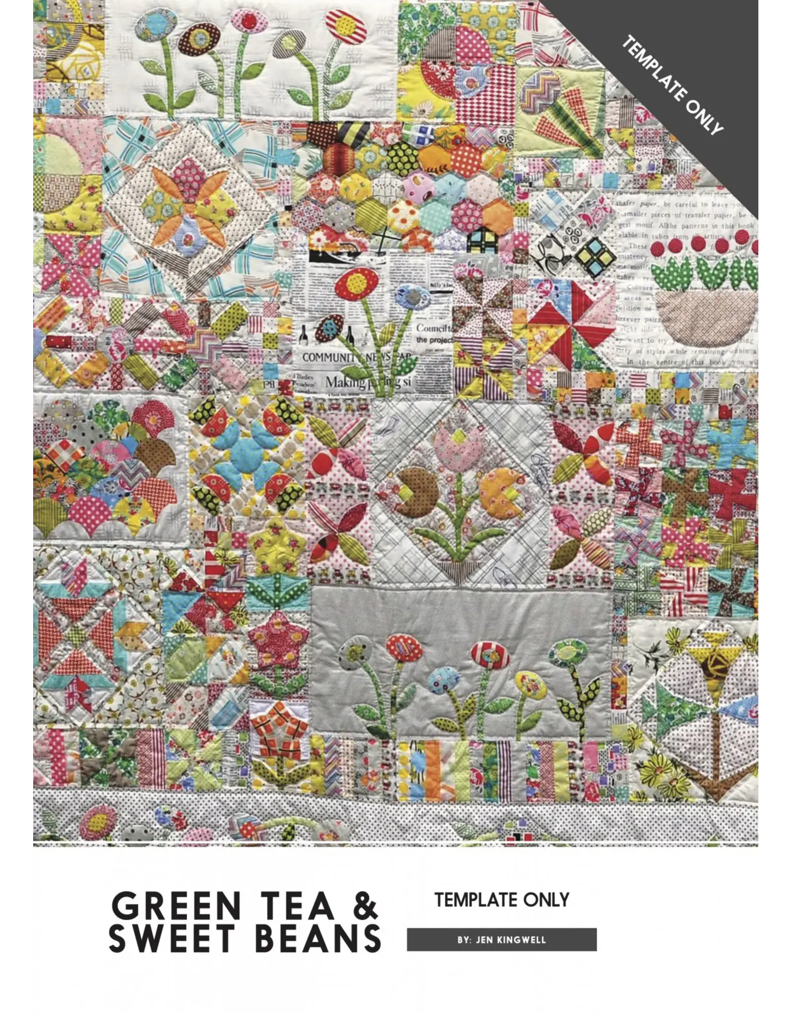 Jen Kingwell Designs Jen Kingwell Designs - Green Tea and Sweet Beans - Template Set