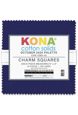 Robert Kaufman 5 x 5 inch Charm Squares - Kona Solids - October 2025 Palette
