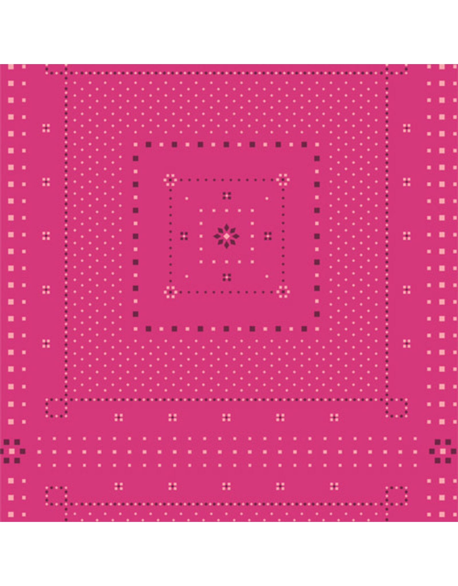 Art Gallery Fabrics AGF Studio - Cur8tor Bohemia - Handkerchief Fuchsia - CUR8BH101