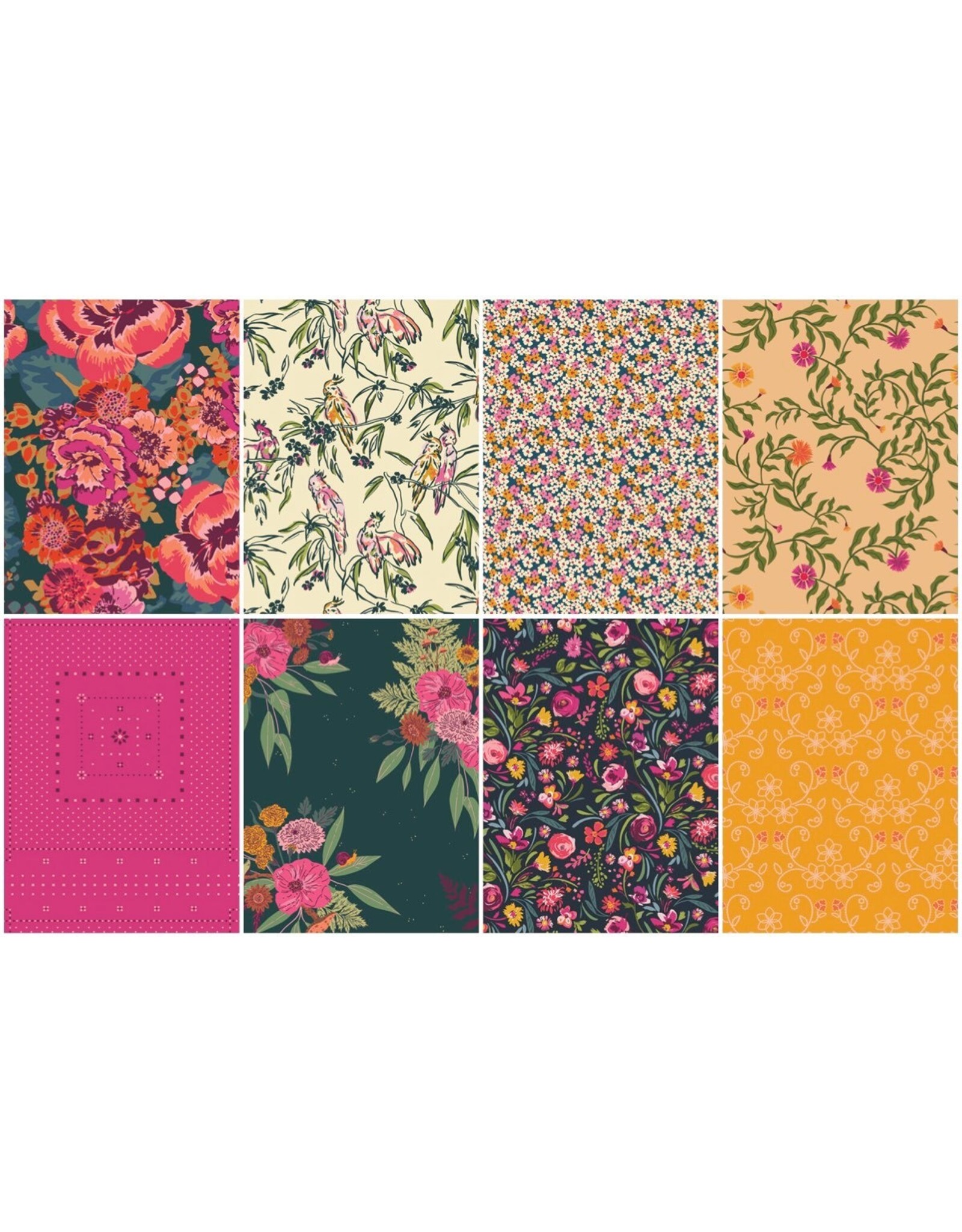 Art Gallery Fabrics AGF Studio - Cur8tor - Bohemia - Fat Quarter Pakket