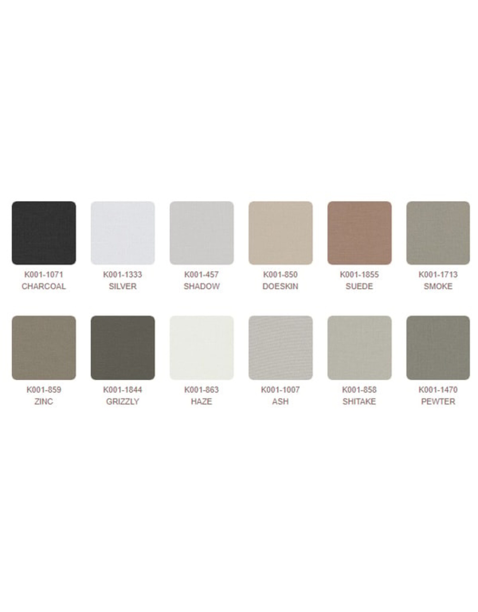 Robert Kaufman 5 x 5 inch Charm Squares - Kona Solids - April 2025 Palette