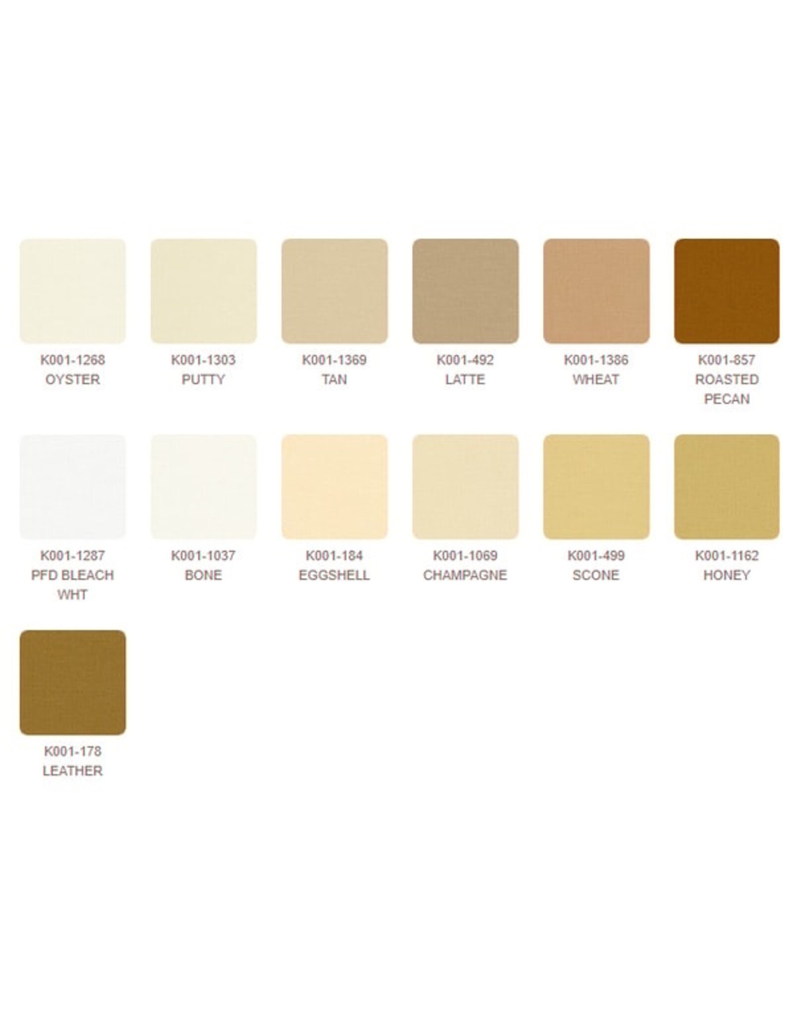 Robert Kaufman 5 x 5 inch Charm Squares - Kona Solids - May 2025 Palette