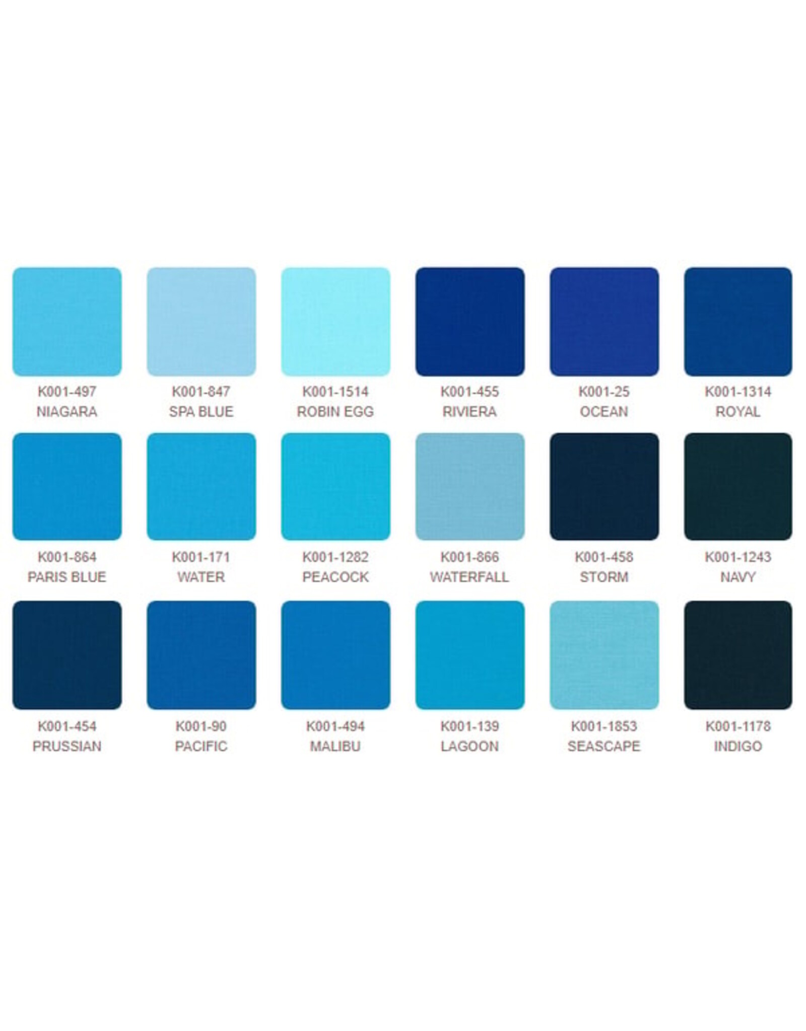 Robert Kaufman 5 x 5 inch Charm Squares - Kona Solids - November 2025 Palette