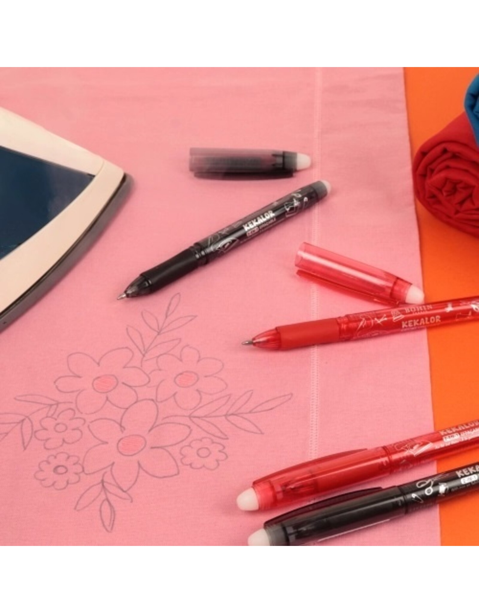 Bohin Bohin - Kekalor Pen - Iron Erasable - Red