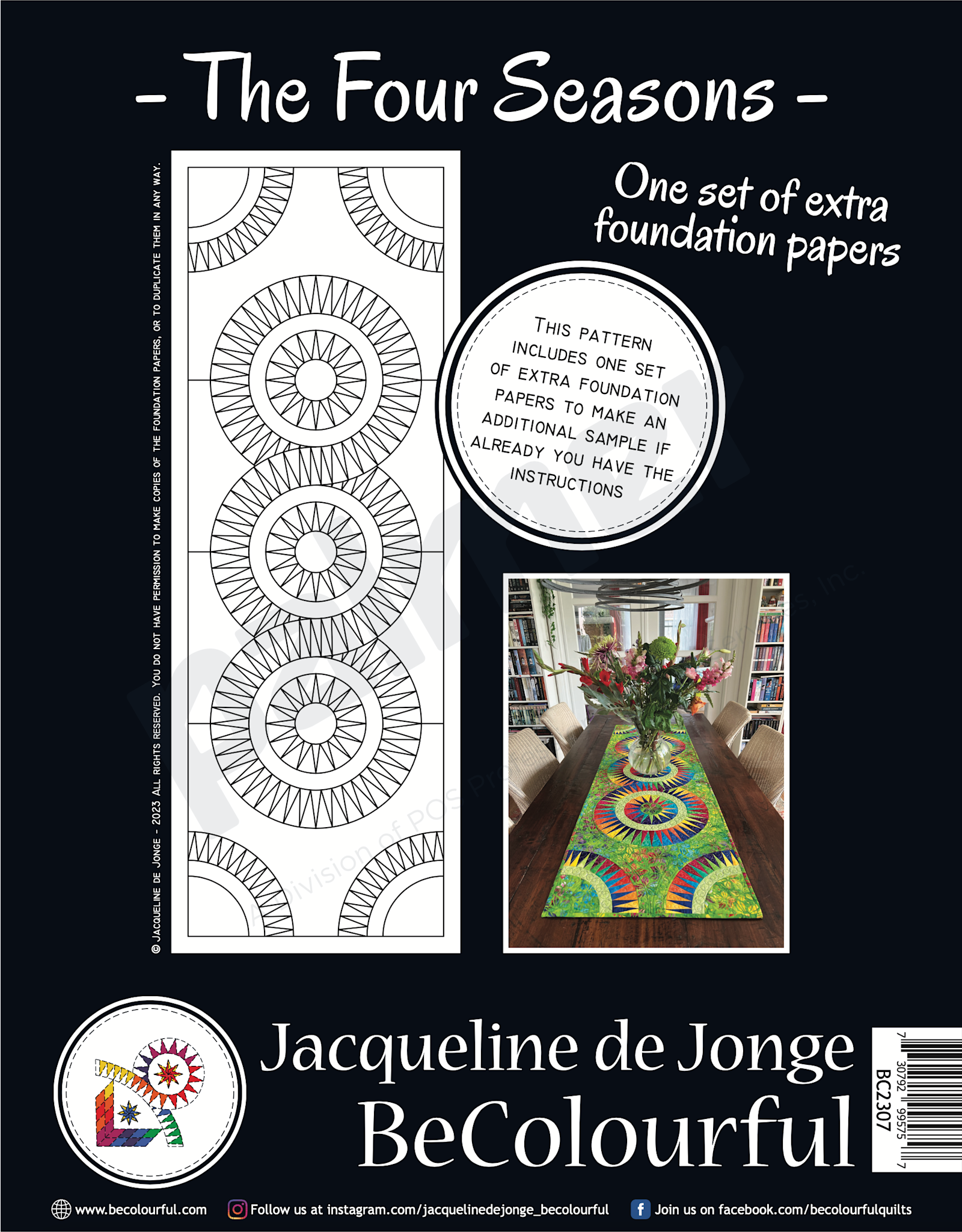 BeColourful Jacqueline de Jonge - The Four Seasons - Foundation Papers