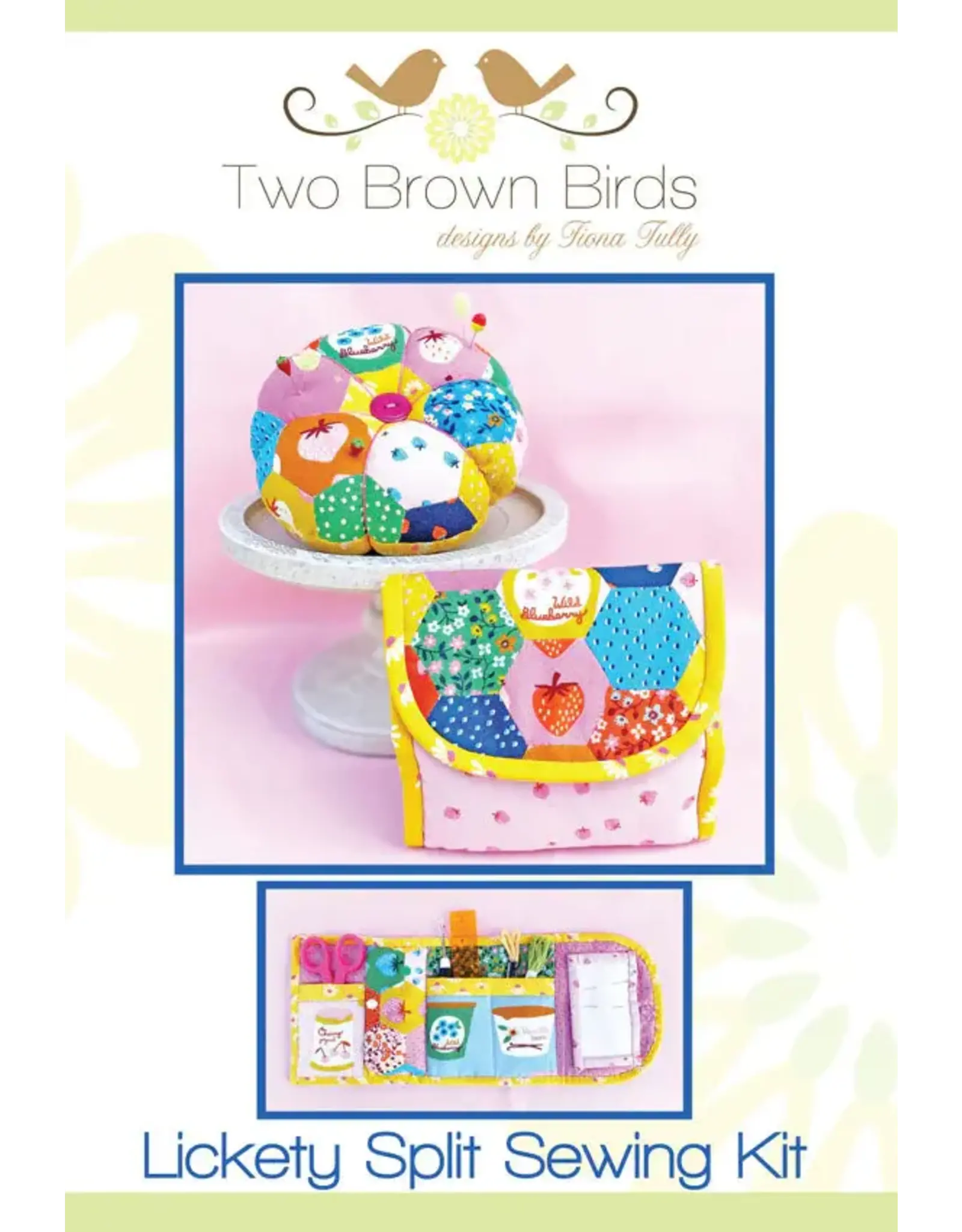 Creative Abundance Creative Abundance - Two Brown Birds - Lickety Split Sewing Kit - pattern - TB738B