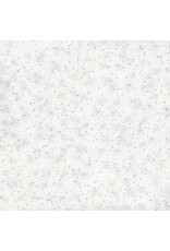 Stof Fabrics We Love Christmas - Spray Dots White / Silver