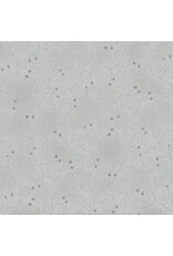 Stof Fabrics We Love Christmas - Ornaments and Hearts  Grey / Silver