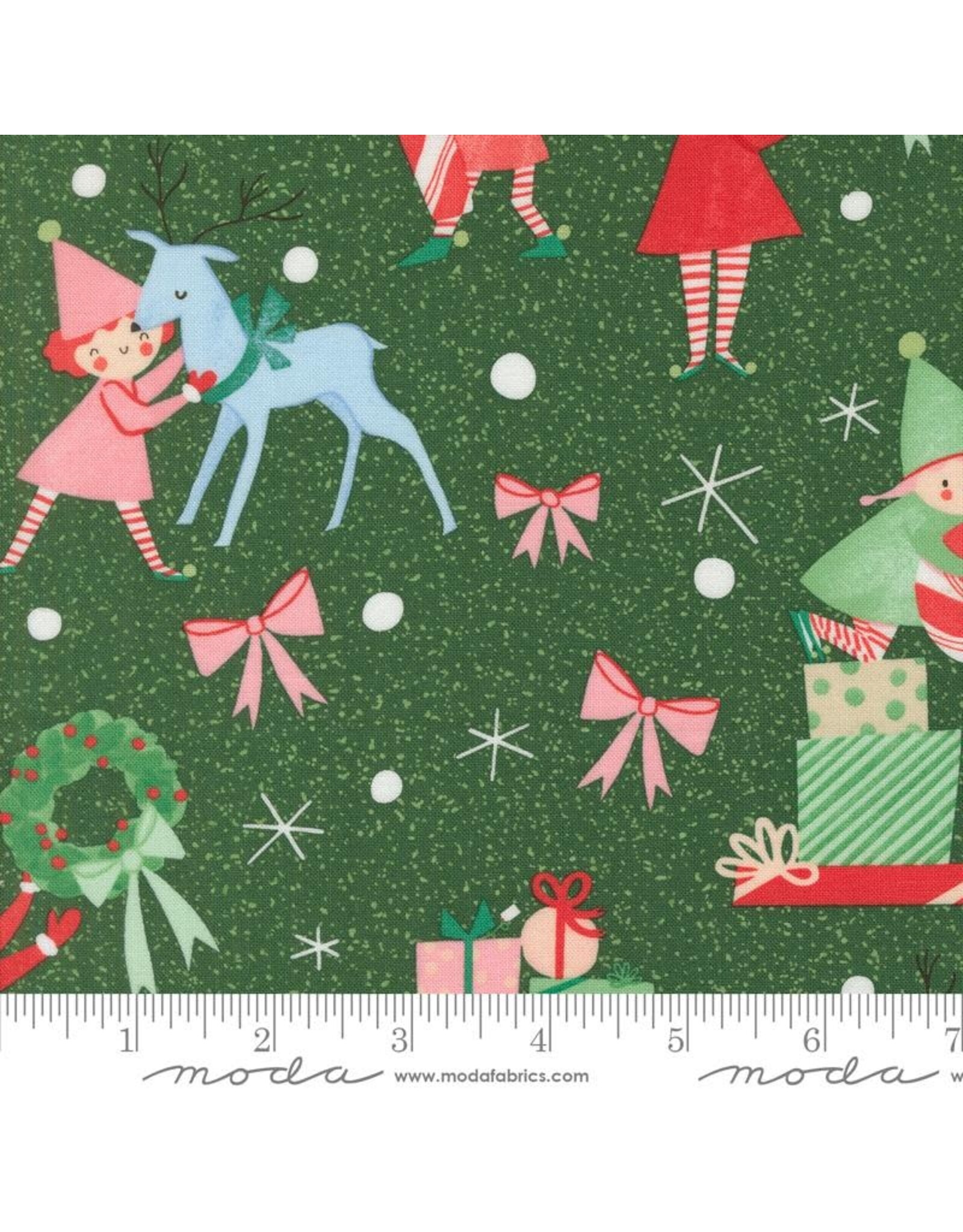 Moda Tiny Christmas - Elves Pine