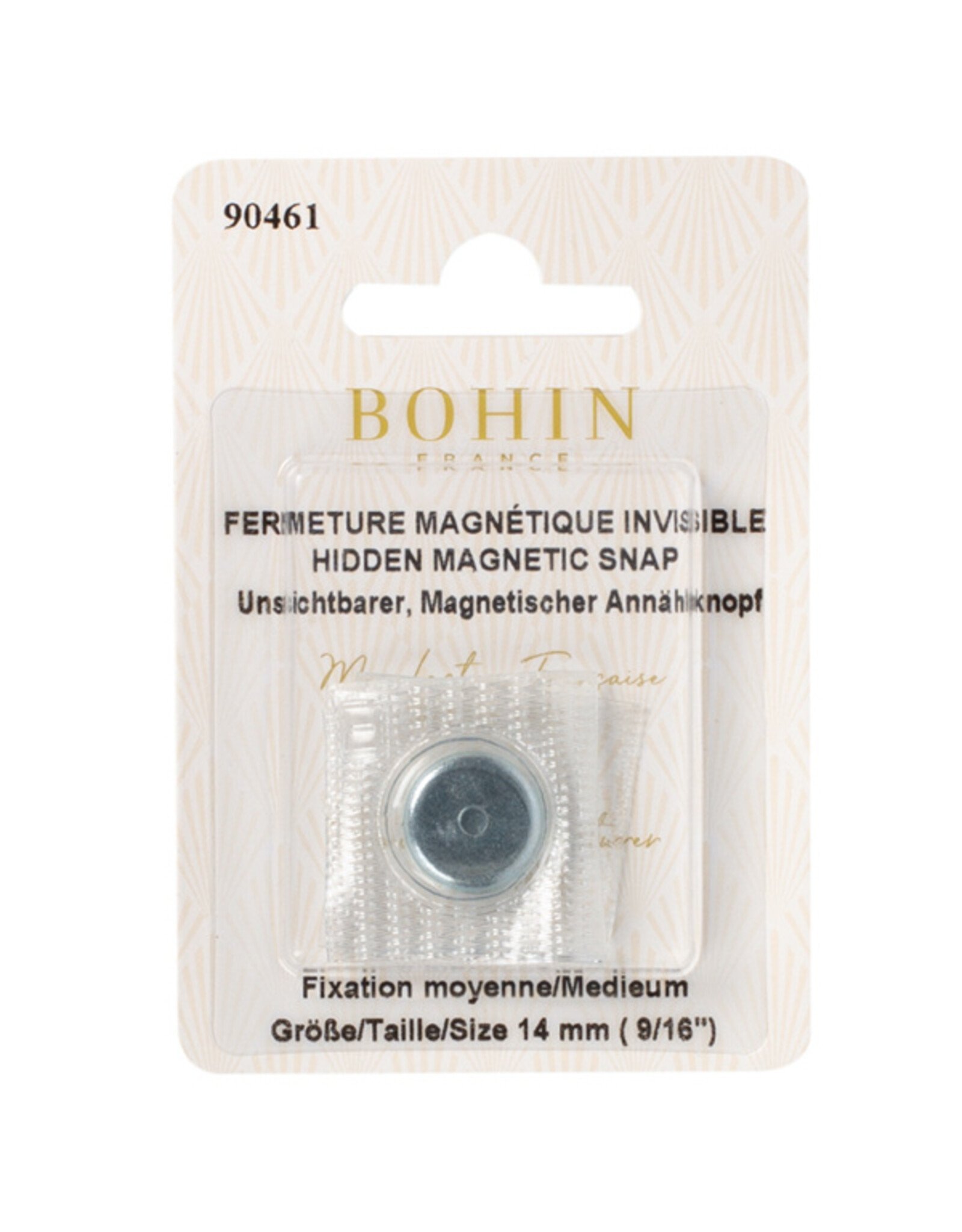 Bohin Bohin - Hidden Magnetic Snap - 14 mm - 90461
