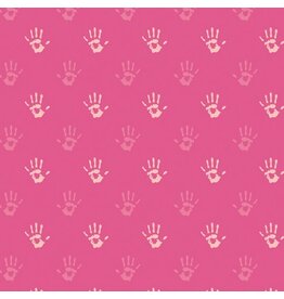 Art Gallery Fabrics Playroom - Fingerpaint Pink