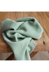 Diversen Mind the Maker - Crinkle Double Gauze - Sage Green - TB6207 - organic