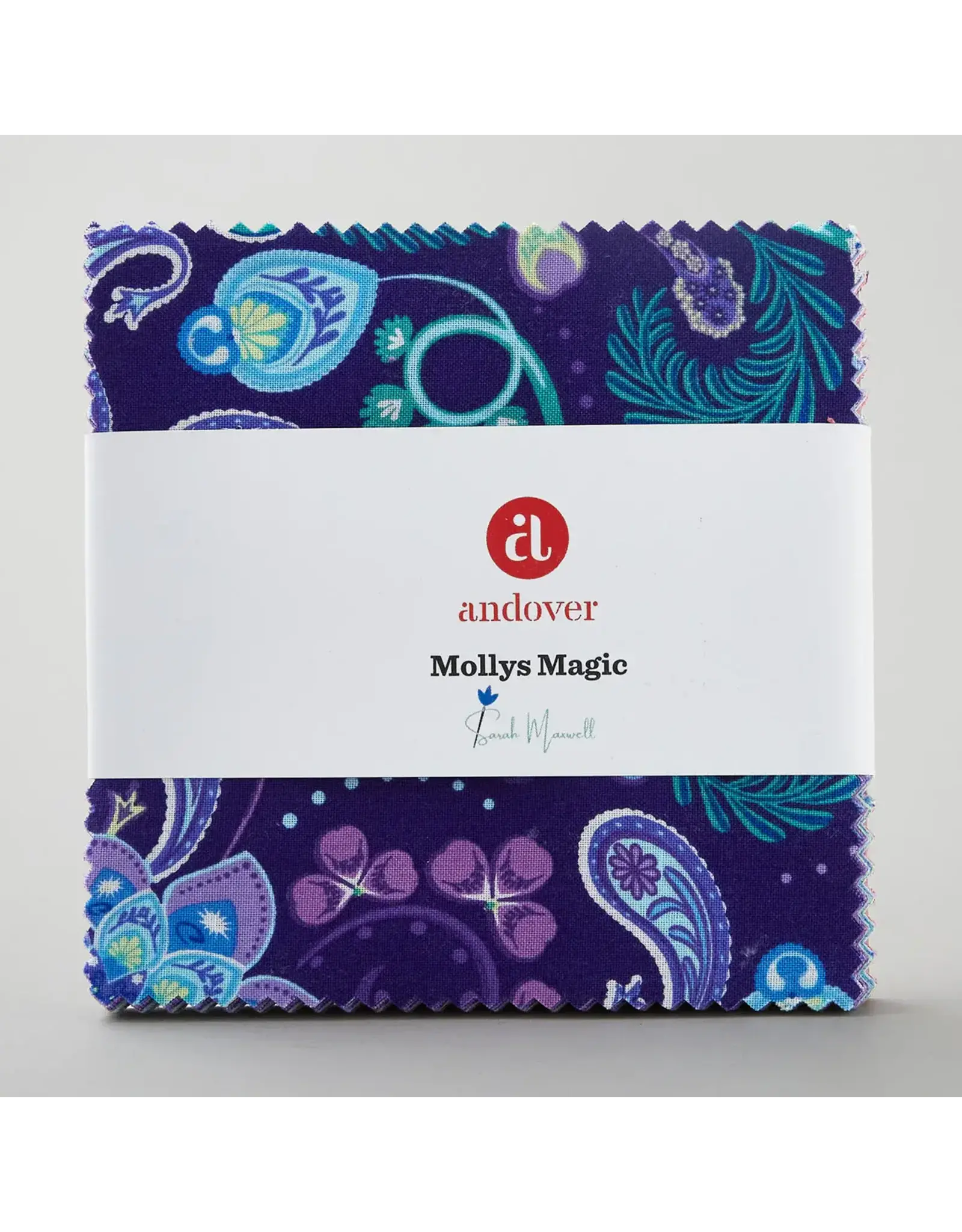 Andover Andover Fabrics - Sarah Maxwell - Mollys Magic - Charm pack - 5 x 5 inch