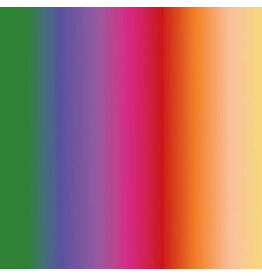Hoffman Yuletide Blooms - Rainbow Ombre Stripe