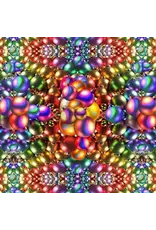 Hoffman Candy Quilt Design - Yuletide Blooms - Rainbow Baubles