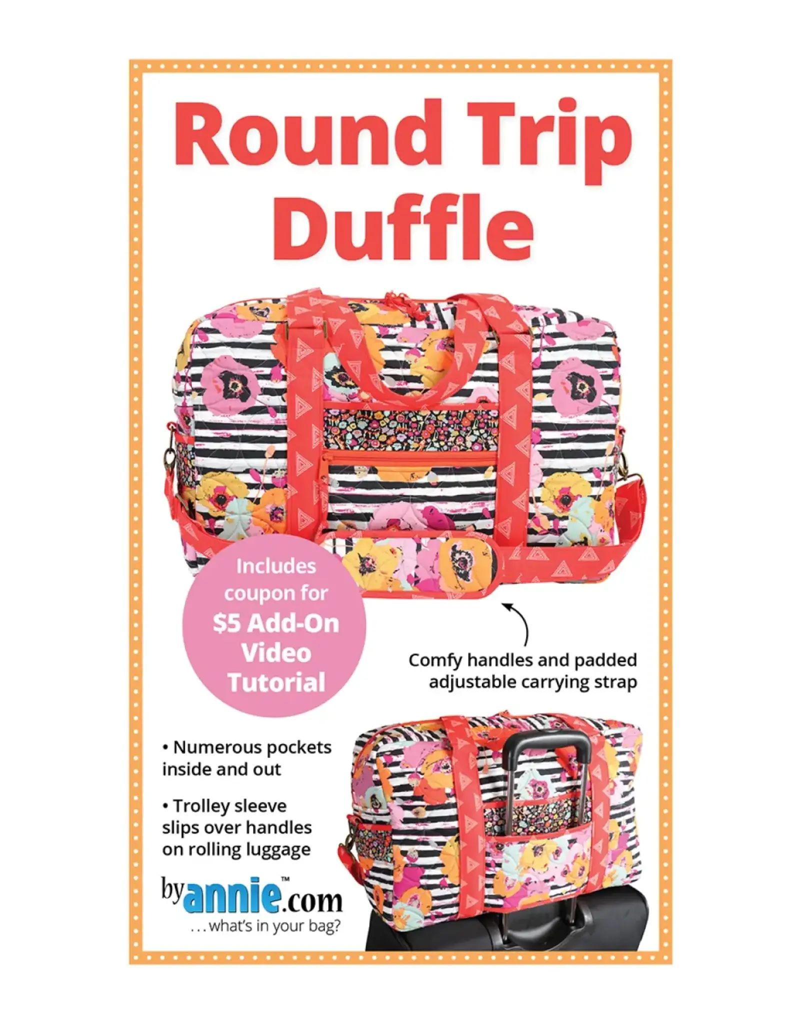 ByAnnie ByAnnie - Round Trip Duffle - by Annie - patroon voor tas